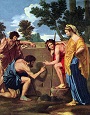 Et in Arcadia ego, painting by Nicolas Poussin